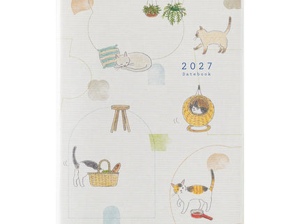 Pocket Diary B6 - Cat 2027