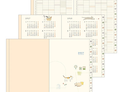 Pocket Diary B6 - Cat 2027