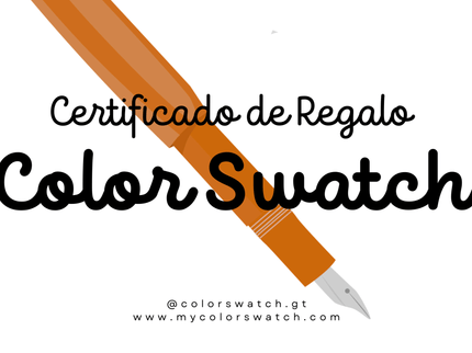 CERTIFICADO DE REGALO - ColorSwatch