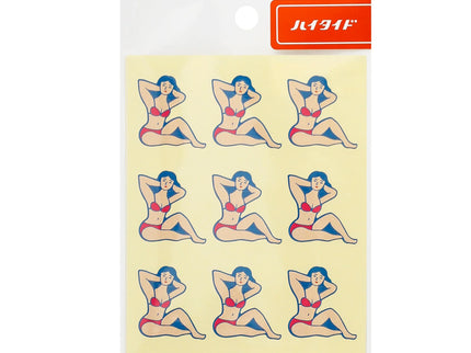 Japanese Retro Stickers - Bikini