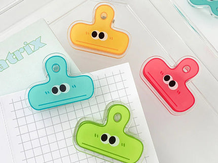 Clip Acrílico "Big Eyes" (unidad) - ColorSwatch