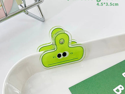 Clip Acrílico "Big Eyes" (unidad) - ColorSwatch