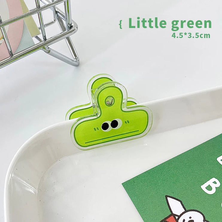 Clip Acrílico "Big Eyes" (unidad) - ColorSwatch