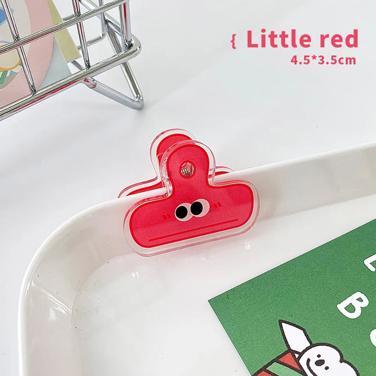 Clip Acrílico "Big Eyes" (unidad) - ColorSwatch