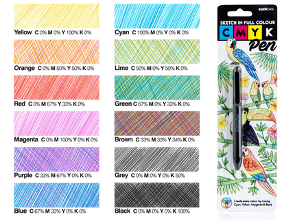 CMYK Pen - ColorSwatch