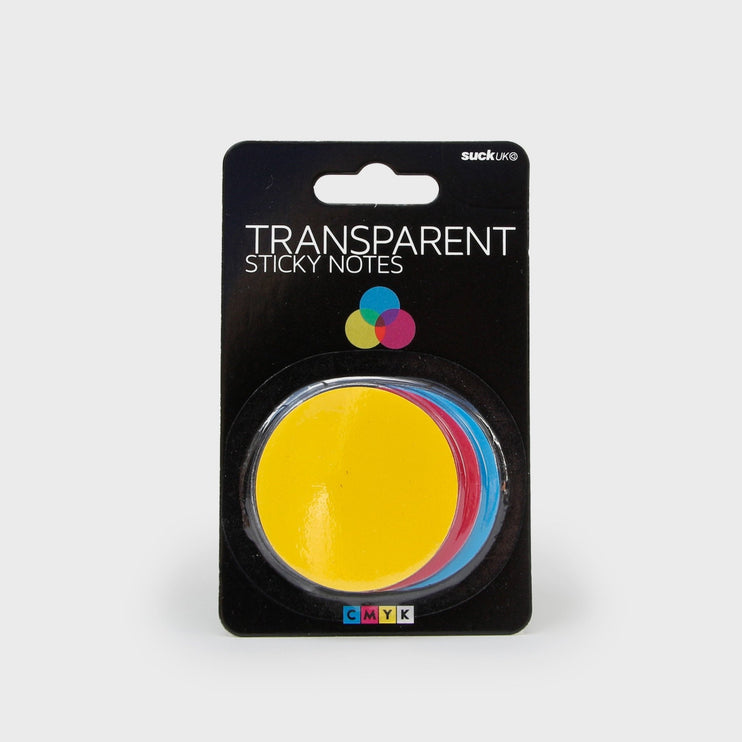 CMYK Sticky Notes Transparentes - ColorSwatch