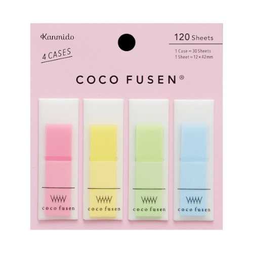 Coco Fusen - Banderines Adhesivos (M) - Colorful - ColorSwatch