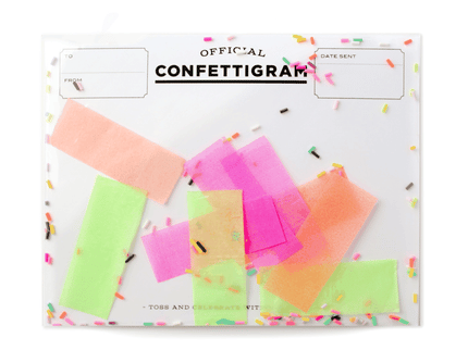 Tarjeta Confettigram - Sprinkles