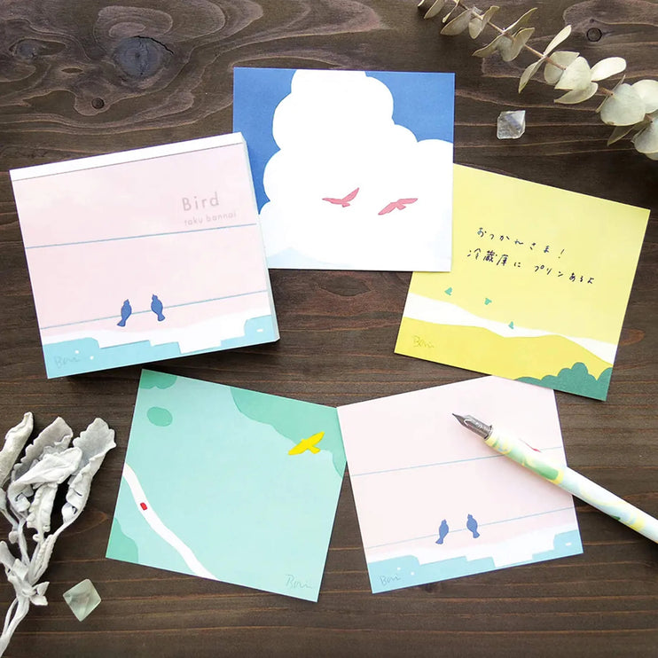 Memo Pad - Hyogensha - Bird