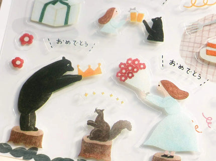 Stickers - Birthday bear