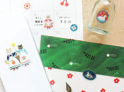 Stickers - Cats and buttons
