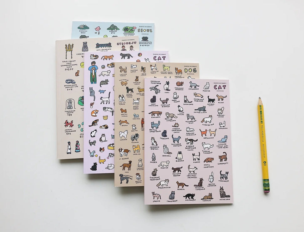 Cuaderno A5 - Cat Dictionary - ColorSwatch