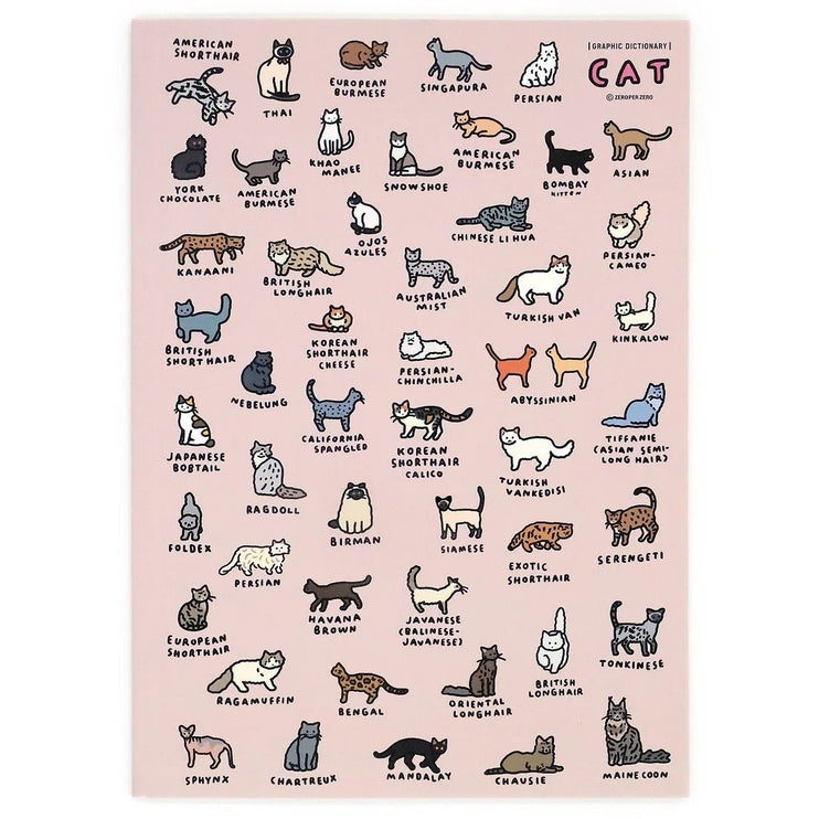Cuaderno A5 - Cat Dictionary - ColorSwatch