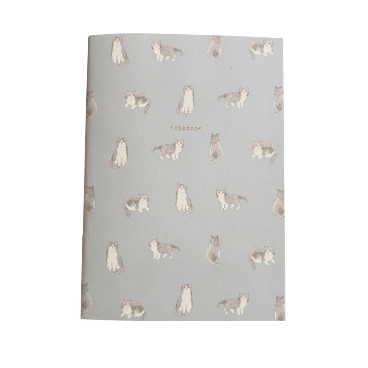 Cuaderno A5 - Cuadrícula - Gatos - ColorSwatch