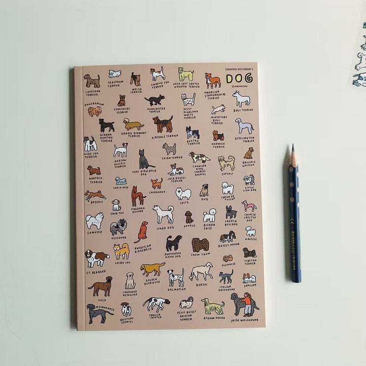 Cuaderno A5 - Dog Dictionary - ColorSwatch