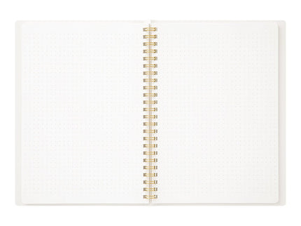 Cuaderno Soft Color Ring - Puntos - Blanco - ColorSwatch