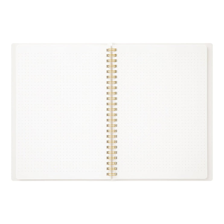 Cuaderno Soft Color Ring - Puntos - Blanco - ColorSwatch