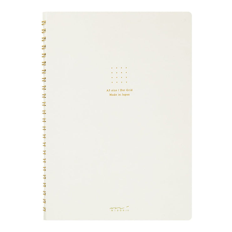 Cuaderno Soft Color Ring - Puntos - Blanco - ColorSwatch