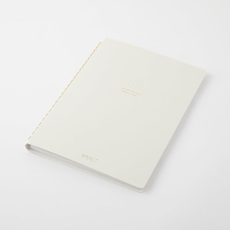 Cuaderno Soft Color Ring - Puntos - Blanco - ColorSwatch