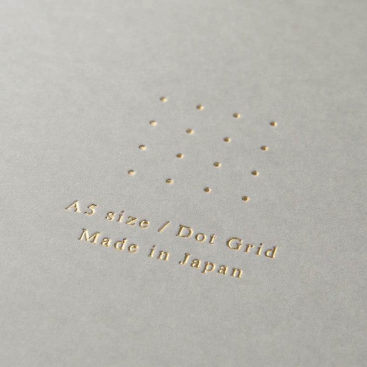 Cuaderno Soft Color Ring - Puntos - Gris - ColorSwatch