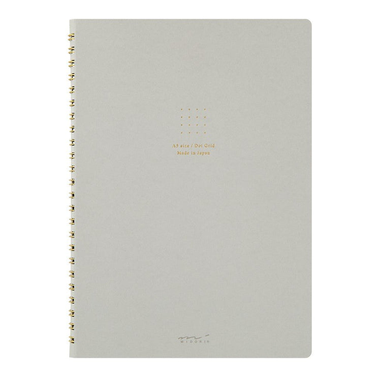 Cuaderno Soft Color Ring - Puntos - Gris - ColorSwatch