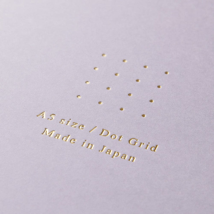 Cuaderno Soft Color Ring - Puntos - Lila - ColorSwatch