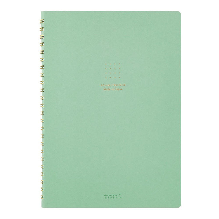 Cuaderno Soft Color Ring - Puntos - Menta - ColorSwatch