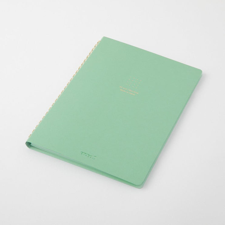 Cuaderno Soft Color Ring - Puntos - Menta - ColorSwatch