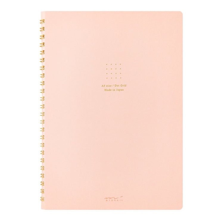 Cuaderno Soft Color Ring - Puntos - Rosado - ColorSwatch