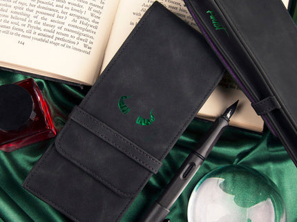 Estuche de Cuero para 3 Plumas - Faust
