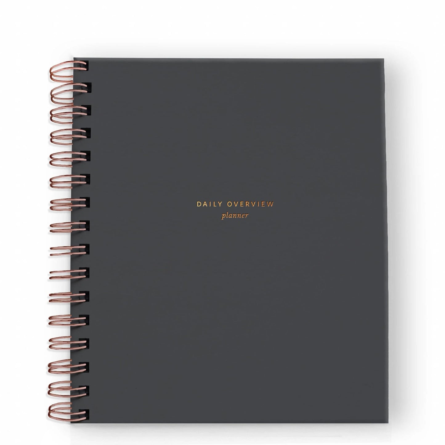 Daily Overview Planner - Charcoal