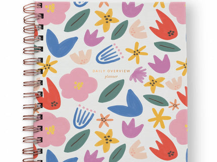Daily Overview Planner - Floral