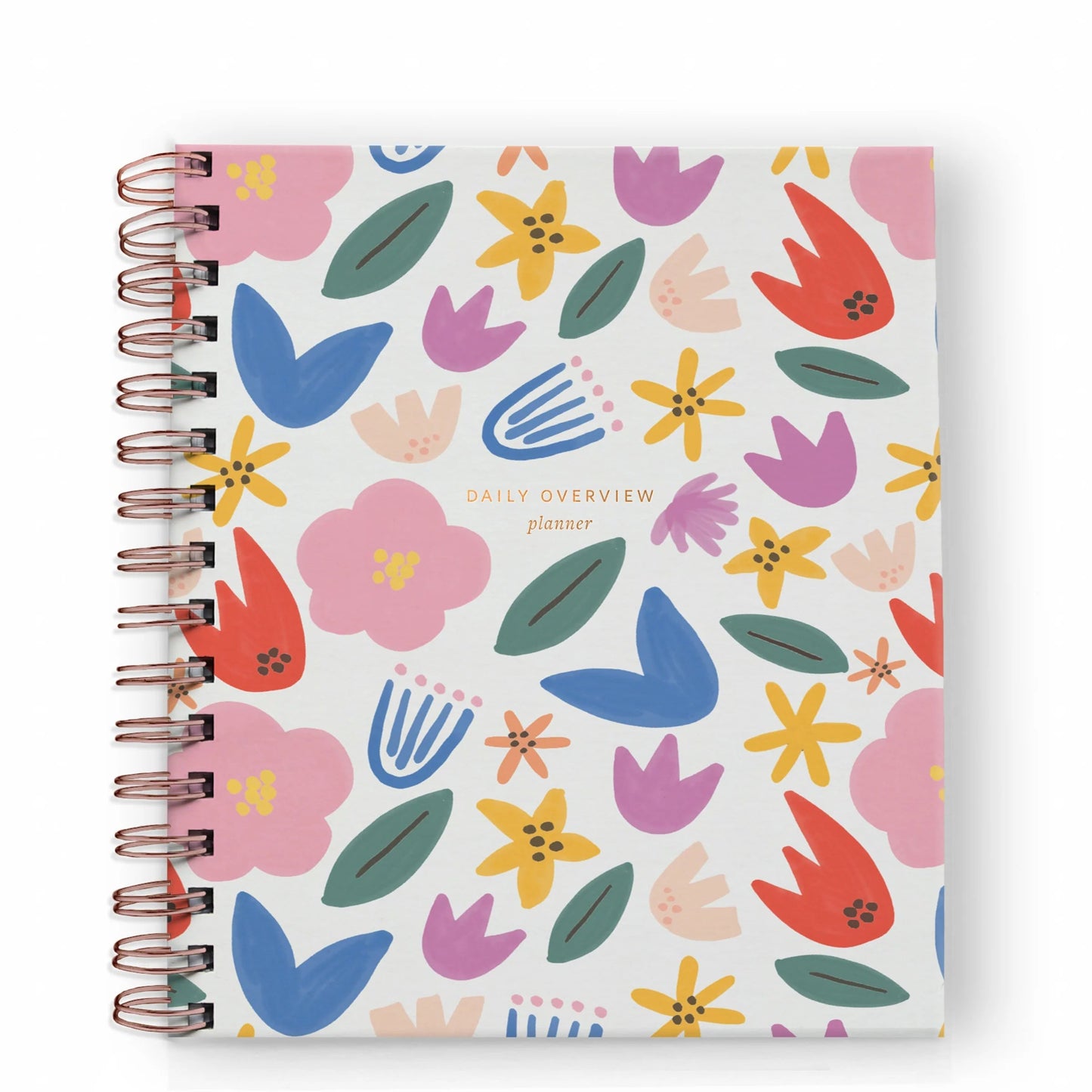 Daily Overview Planner - Floral