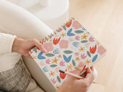 Daily Overview Planner - Floral