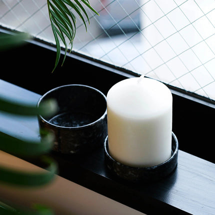 Marble Stacking Desk Tray - S - Black