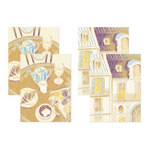 Decoration Stickers - Beige - ColorSwatch