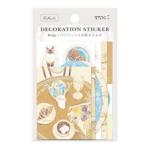 Decoration Stickers - Beige - ColorSwatch