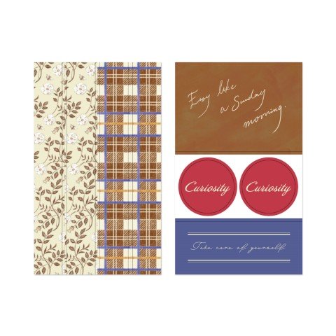 Decoration Stickers - Brown - ColorSwatch
