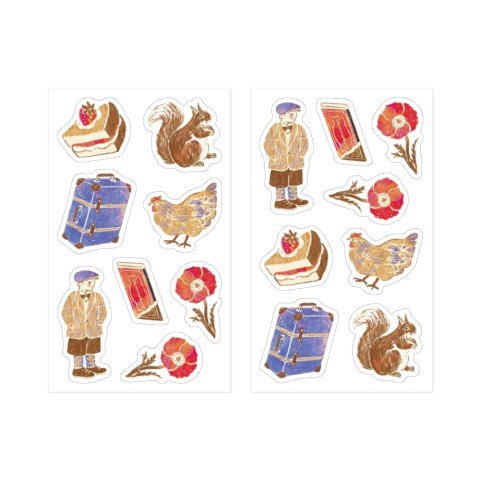 Decoration Stickers - Brown - ColorSwatch
