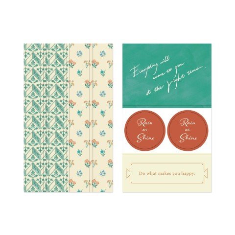 Decoration Stickers - Green - ColorSwatch