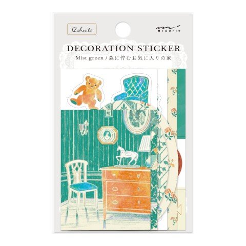 Decoration Stickers - Green - ColorSwatch