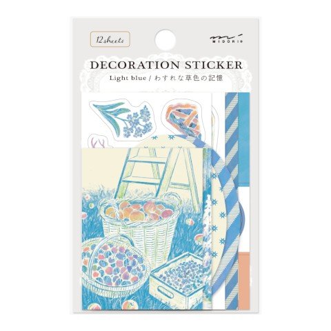 Decoration Stickers - Light Blue - ColorSwatch
