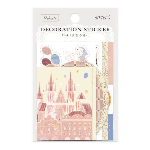 Decoration Stickers - Pink - ColorSwatch