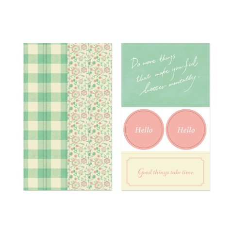 Decoration Stickers - Yellow Green - ColorSwatch