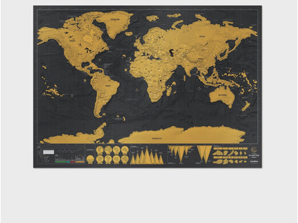 Deluxe Scratch Map - ColorSwatch
