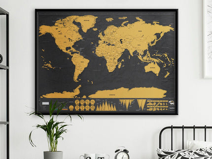 Deluxe Scratch Map - ColorSwatch