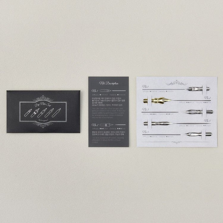 Dip Nibs Set - Plumillas Caligráficas - ColorSwatch
