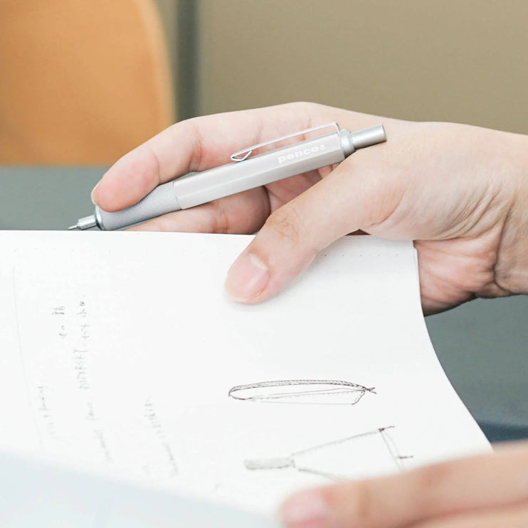 Drafting Ballpoint Pen - Silver - ColorSwatch