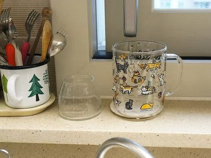 Drinking Glass - Cat Dictionary (L) - ColorSwatch