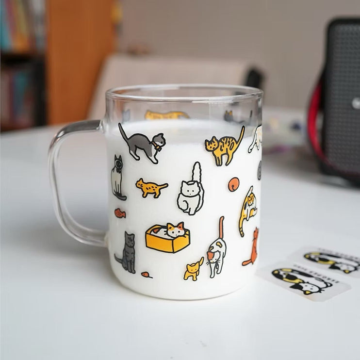 Drinking Glass - Cat Dictionary (L) - ColorSwatch